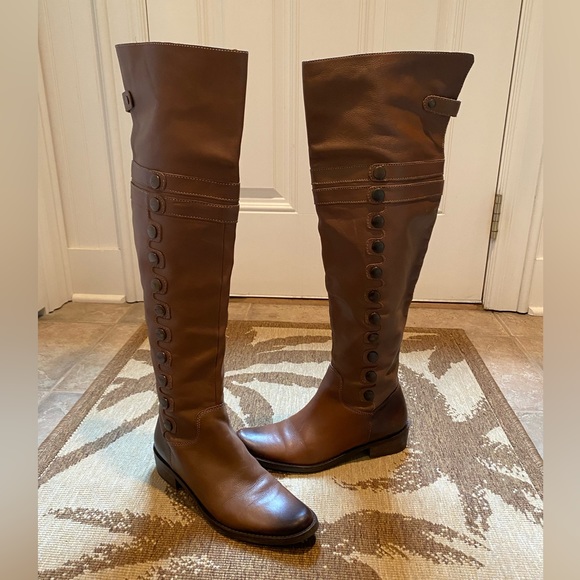 Matisse Over-The-Knee Studded Leather Boots  6.5 - Picture 4 of 15